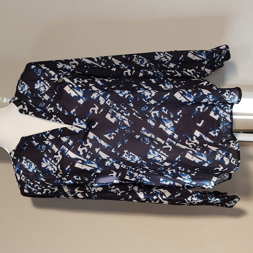 Women's Mossimo Patterned Sheer Top - Sz. M